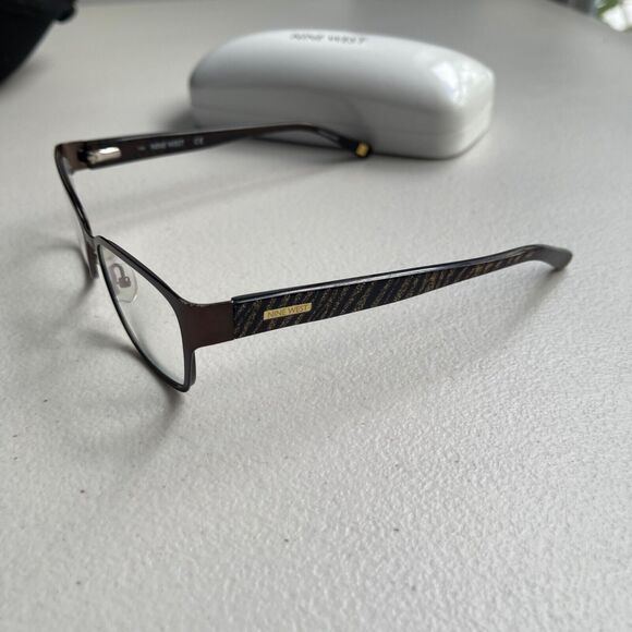 Nine West Eyeglass Frames Satin Brown with Case NW1067 210 51-16-135 - Picture 12 of 14